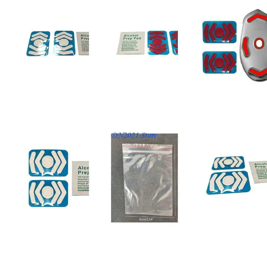 F3KE 2 Sets Gaming Mouse Feet Skates Pads for G604 Mice Curved Mouse Pad