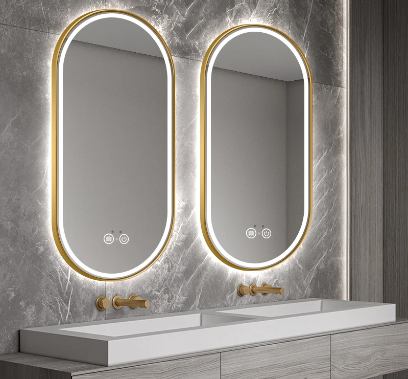 Intelligent Luminous Mirror Bathroom Mirror Toilet Washroom Mirror Wall Hanging Intelligent Bathroom Mirror