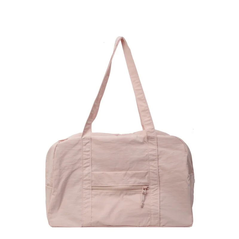 Lightweight nylon fabric women's bag, large-capacity waterproof hand-held tote bag, commuter single-shoulder bag