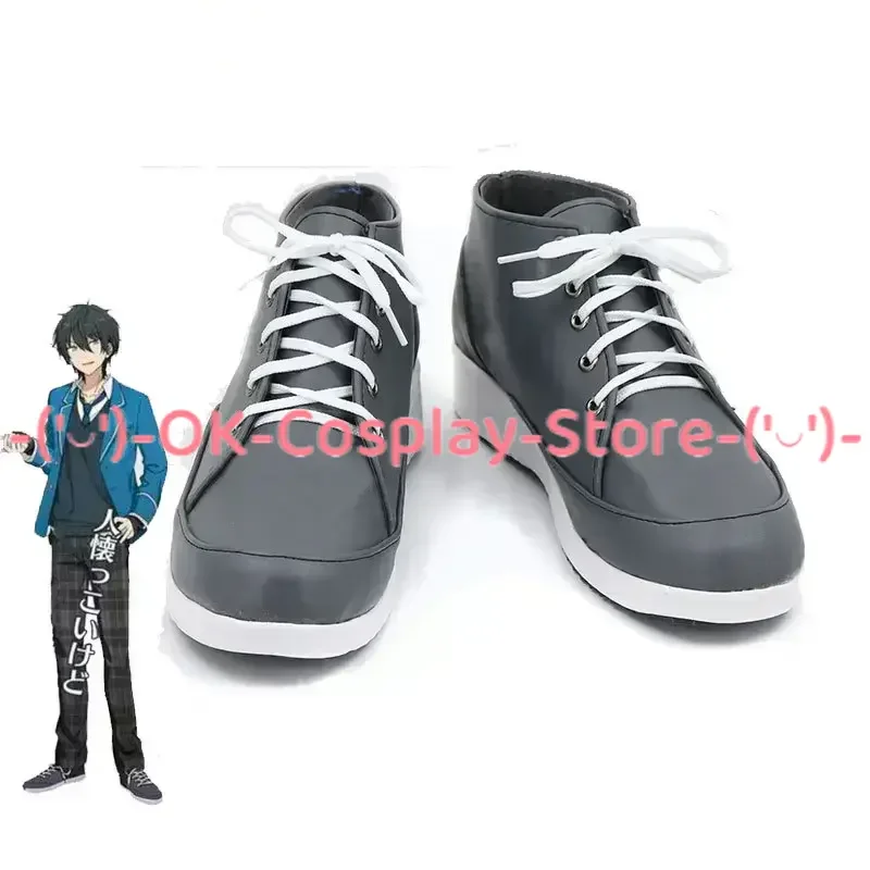 Kagehira Mika Cosplay Schoenen Spel Ensemble Sterren Cosplay Prop Pu Lederen Schoenen Halloween Carnaval Laarzen Accessoires Op Maat Gemaakt