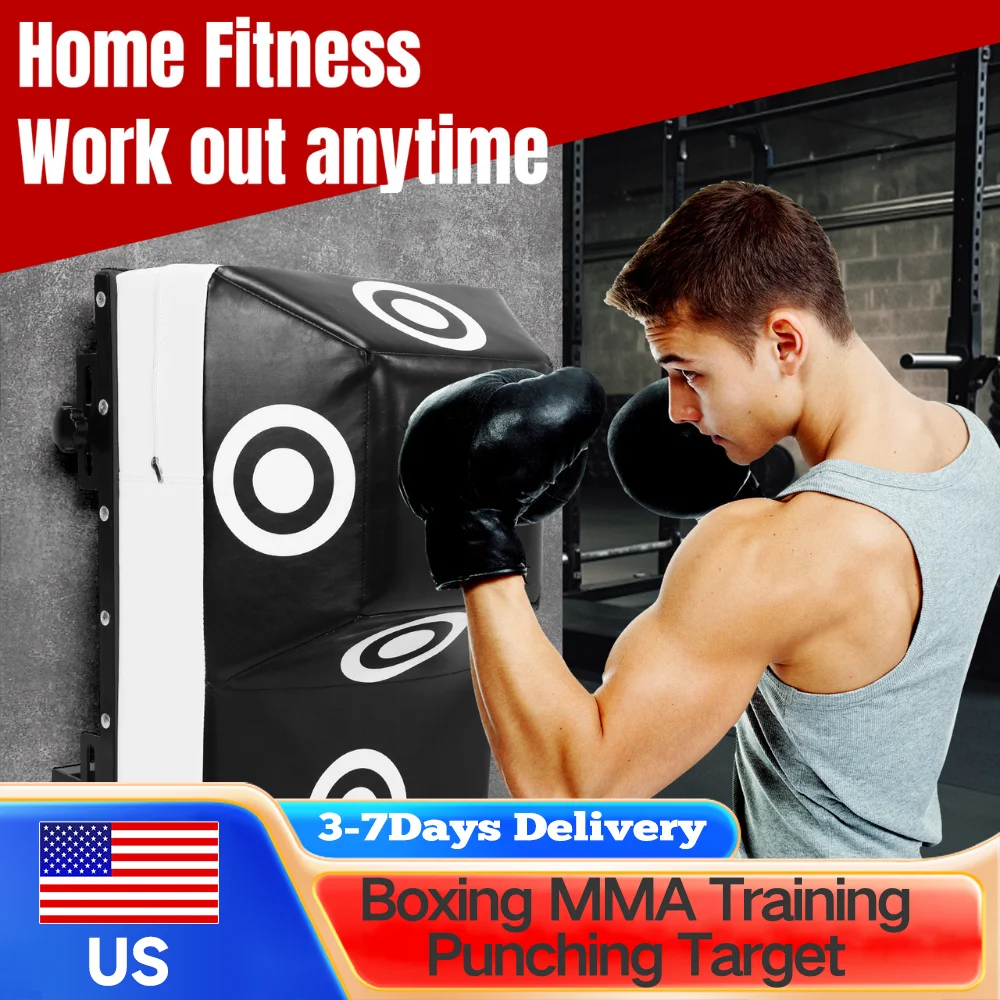 

Training Punching Target Wall Mount Uppercut Square Boxing Pad with Marking Points High Density Foam for Bedroom Living Room