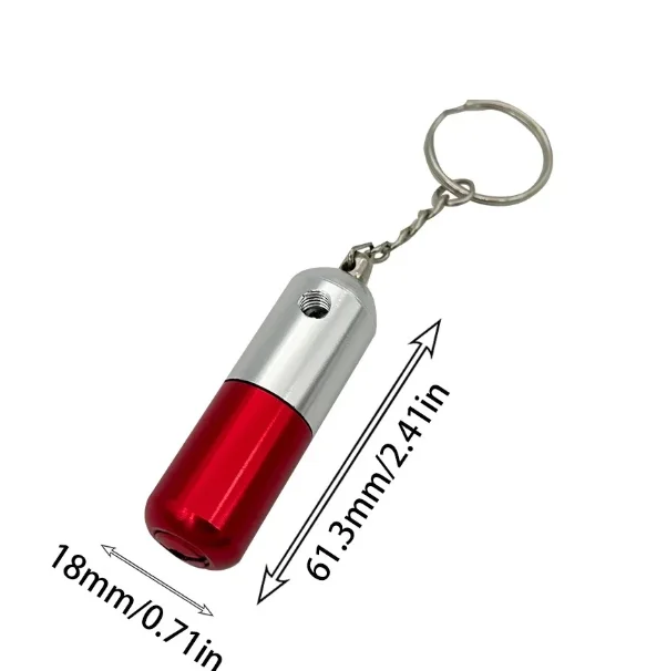 Pill Shaped Keychain Pendant Smoking Accessory Can Be Used As A Gift for Boys