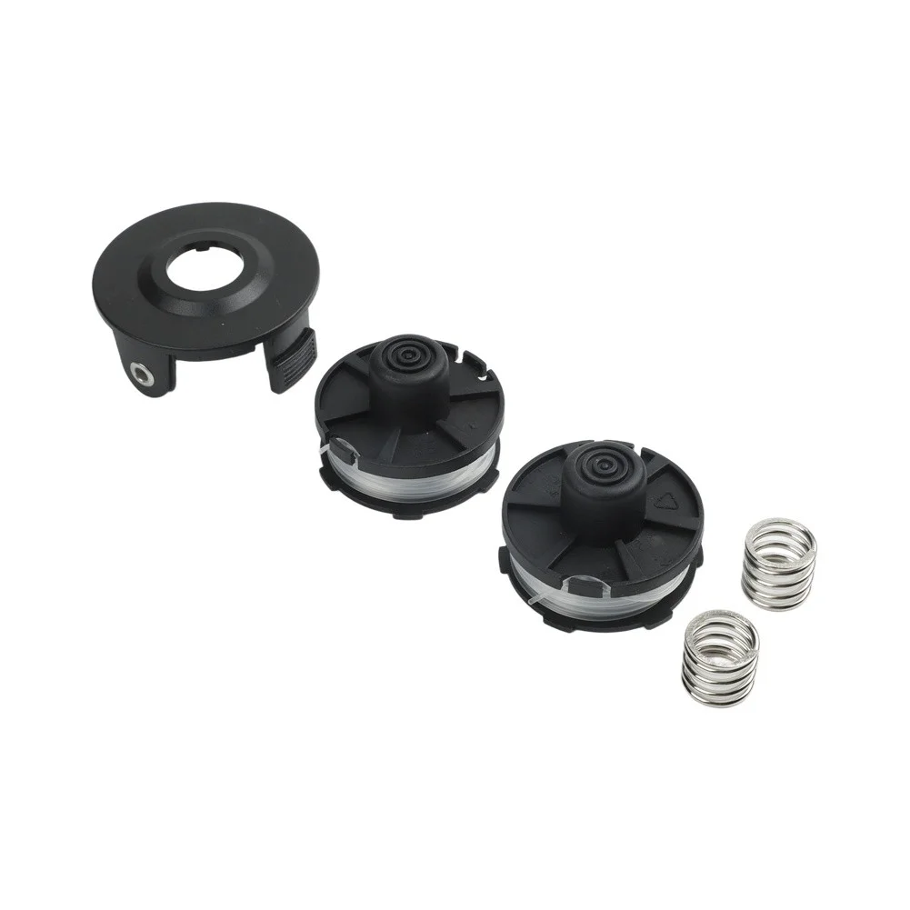 Electric Trimmer Head Grass Trimmer Spool Pre Wound Line 1.6mm Thread Diameter 6 Meter Length Electroplated Spring