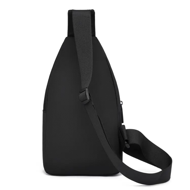 Borsa a tracolla da uomo nuova Borsa a tracolla impermeabile in tessuto di bue Sport Casual Piccola Bapa Borsa a petto Materiale in nylon Chiusura con cerniera Per il tempo libero...