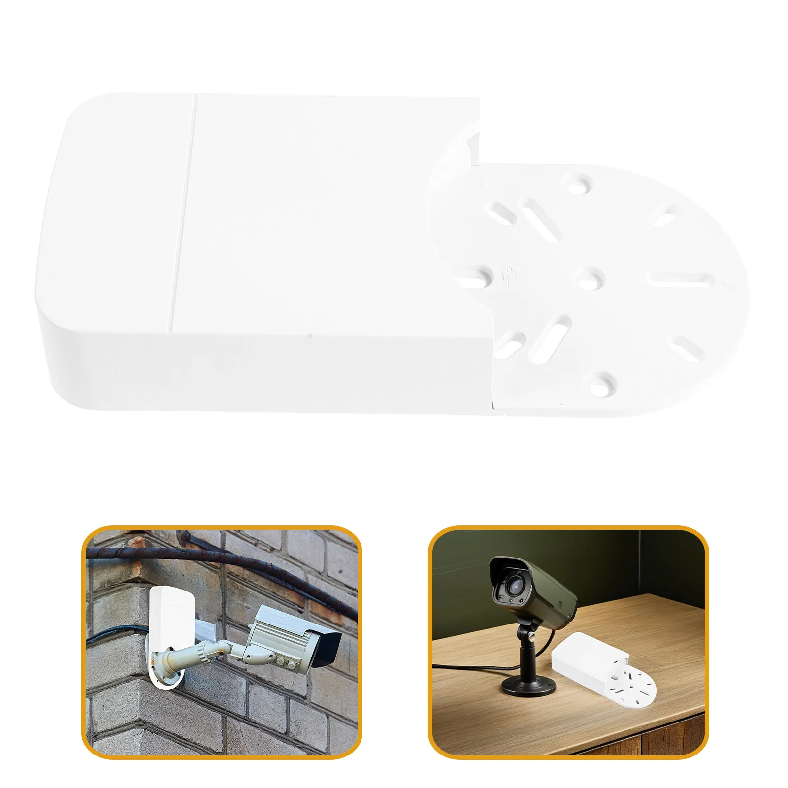 2Pcs Waterproof Security Camera Cable Management Junction Box Outdoor Wall Mount Electrical Enclosure Box Wire Organizer