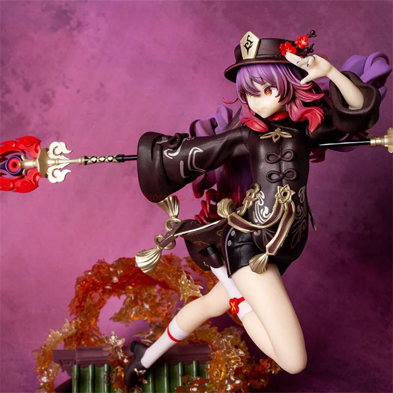 Genshin Impact Hu Tao Anime Figures Game Peripheral Two-dimensional Beauty Girl Statue Action Figure Collection Model Toy Decor