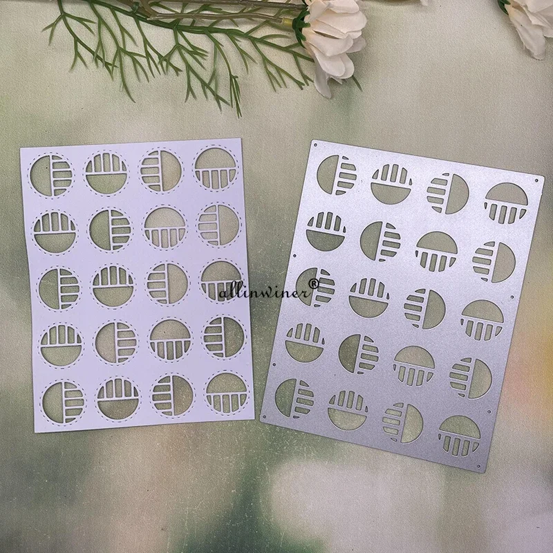 

New Circle rectangle frame Metal Cutting Dies for DIY Scrapbooking Album Paper Cards Decorative Crafts Embossing Die Cuts