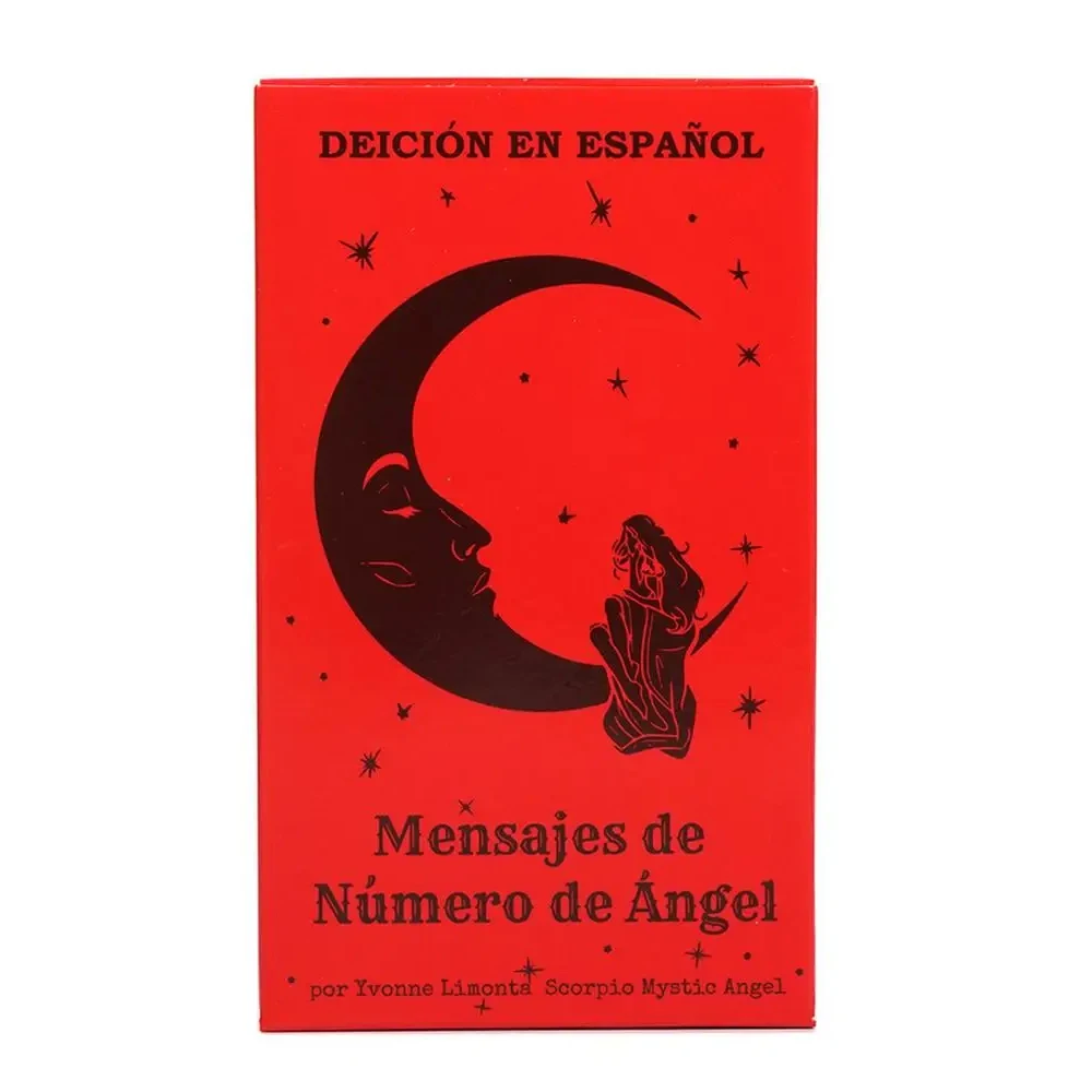 Newest Angel Number Messages Tarot Cards Fortune Telling Oracle 44pcs cards Fate Divination Tarot Deck Family Party Board Game