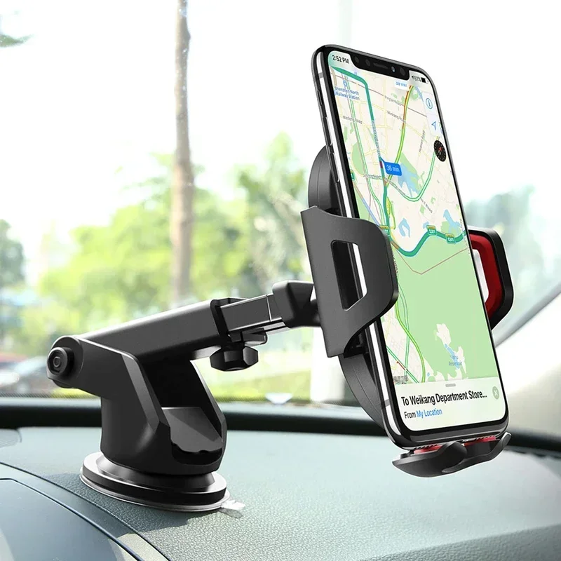 3-IN-1 Armaturenbrett-Windschutzscheiben-Lüftungshalterung für Auto, Kfz-Handyzubehör, Auto-Handyhalterung für 4,7-7" iPhone