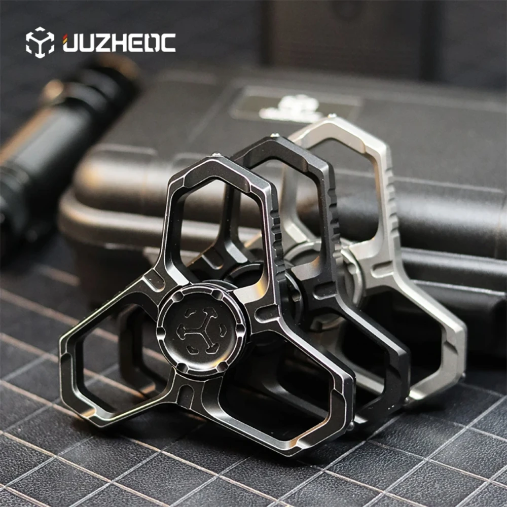 JUZHEDC Field EDC Fidget Spinner Metal Anti Stress Toys for Calming Focus ADHD Fidget Slider Autism Sensory Focus Fidgeting Toys