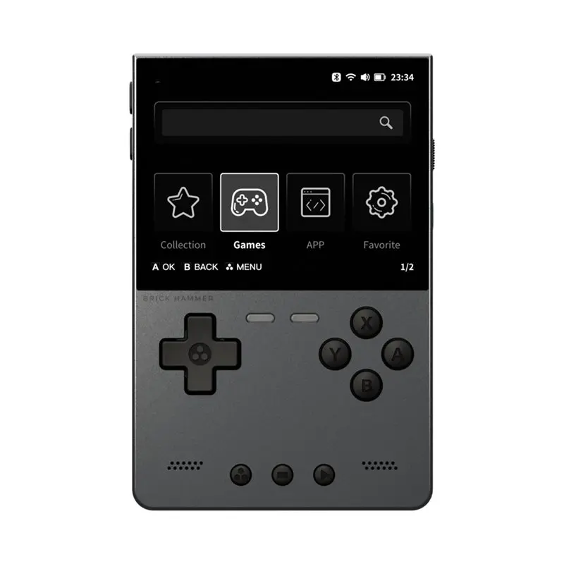 ABGB-For TRIMUI BRICK Hammer Video Game Console 3.2 Inch 1024X 768 IPS Screen Open Source Retro Handheld Gamepad