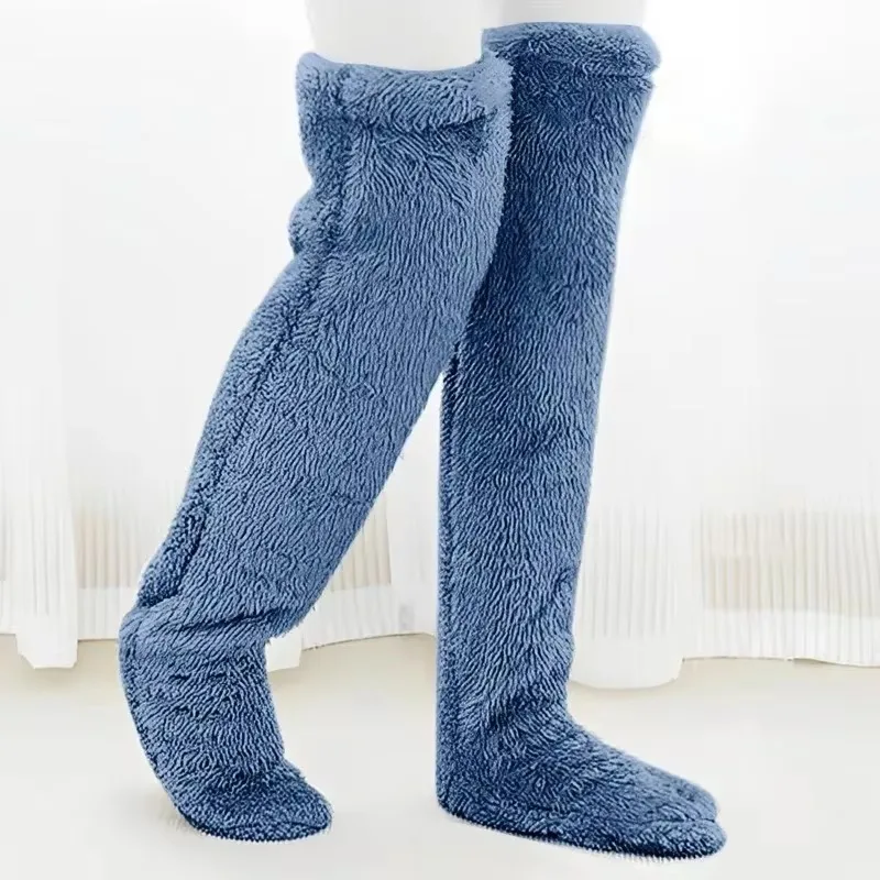 Winter Warm Sleep Socks for Women And Men Multifunctional Foot Warming Bed Feet Stockings Cold Leg Relief Quilted Comfort