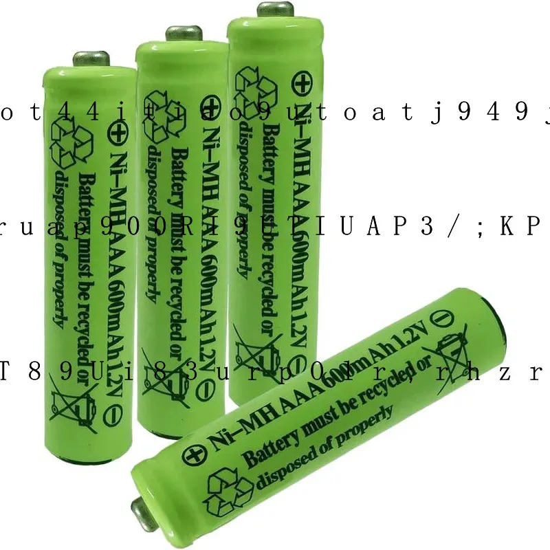 

AAA Nimh 600Mah 1.2V Rechargeable Battery for Outdoor Solar Lights Garden Lamp(4