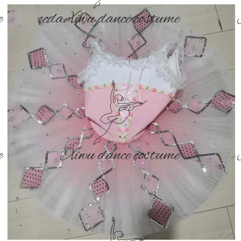 زي الباليه للمنافسة ، فستان الباليه ، الراقية ، حجم مخصص ، الأداء المهني ، عالية الجودة