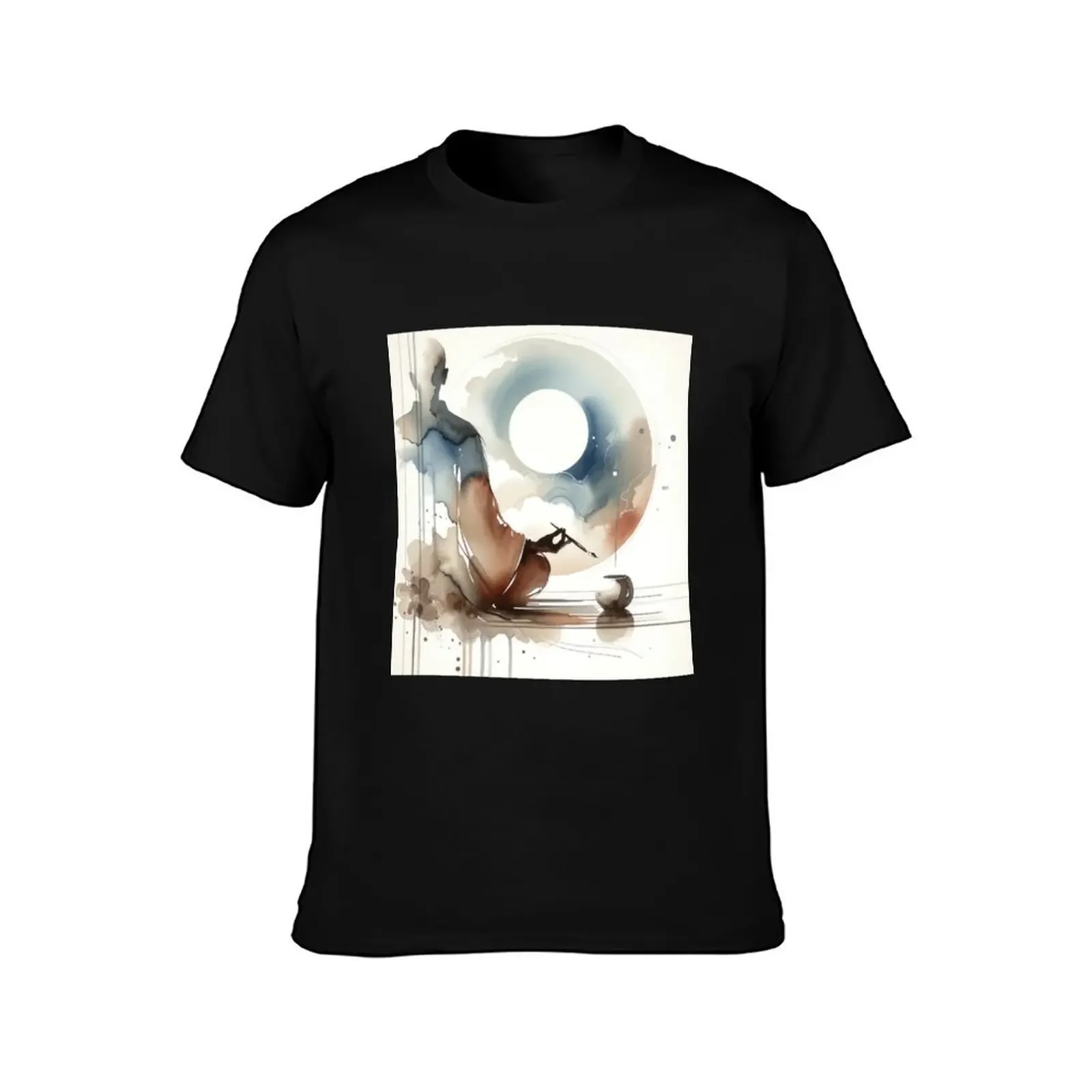 Clarity of Zen Contemplation T-Shirt sports fans tshirts personalised Men's clothing