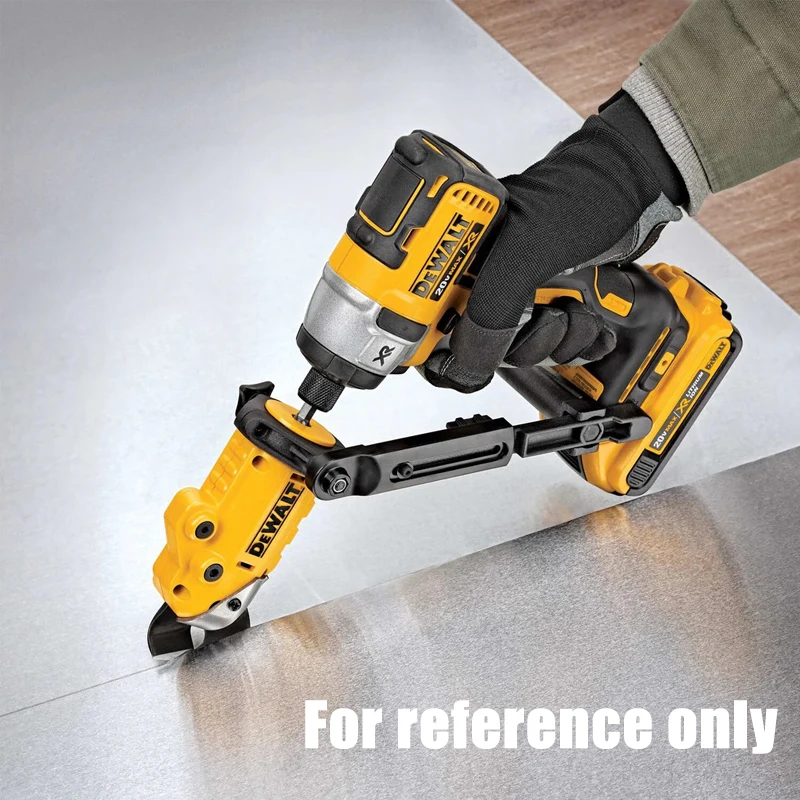 Imagem -05 - Dewalt-original Dwashrir Metal Shear e Cutter Drill Attachment 360 Graus Pivotando Cortes de Cabeça Material 18ga Ferramentas Elétricas Acessórios