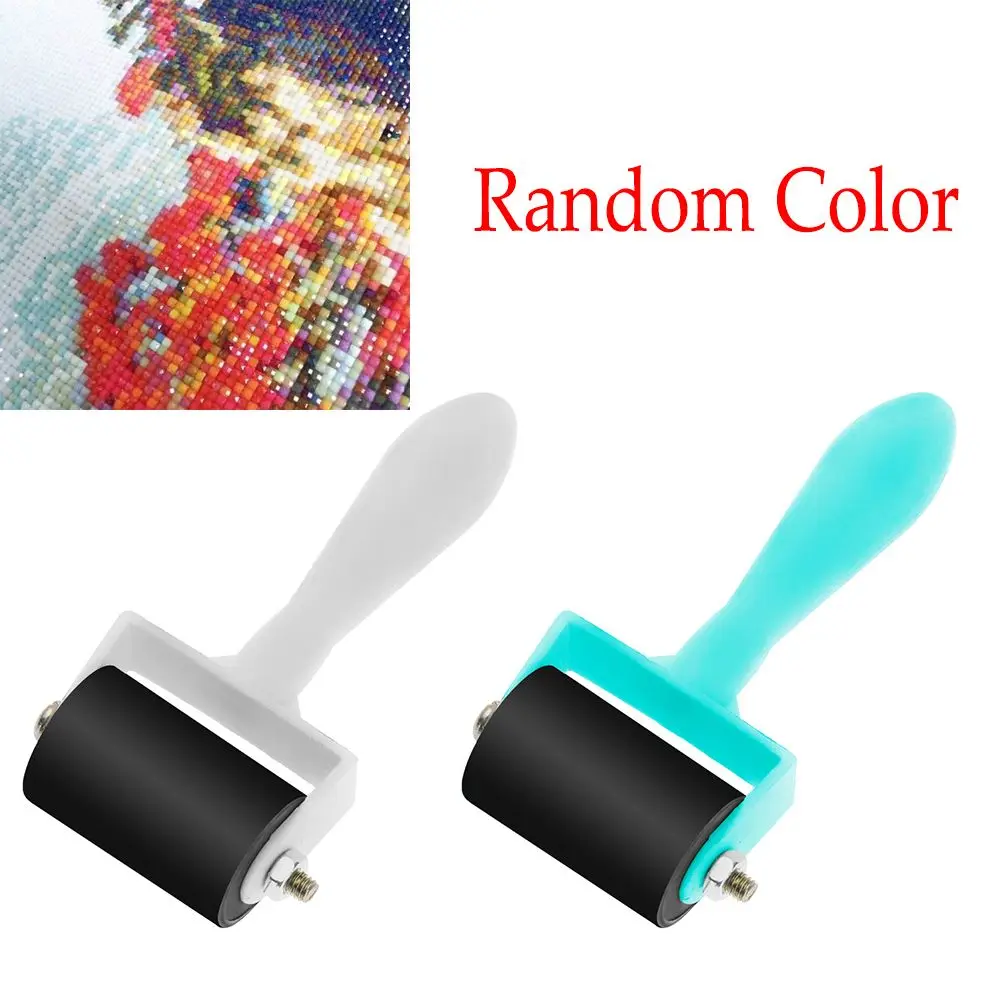 Random Color Children  5D Ink Fittings Multifunction Clay Tool Plastic Diamond Painting Roller Cross Stitch Accessories