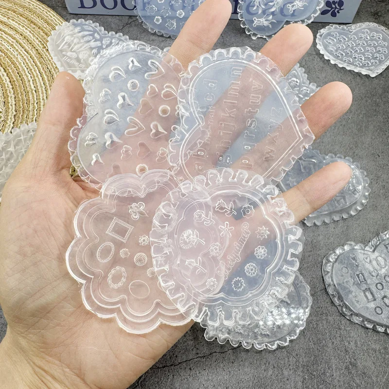 1Pcs Silicone Nail Art Molds - DIY 3D Seashell, Butterfly & Rose Decor for Custom Manicures