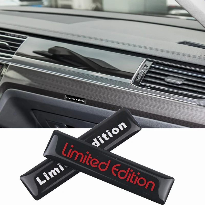 

2/5/10 шт. 3D эмблемы из эпоксидной смолы, лимитированная серия, декоративные наклейки для интерьера и экстерьера автомобиля для Renault, Mazda, Lexus, SKODA, Citroën, AUDI, VW