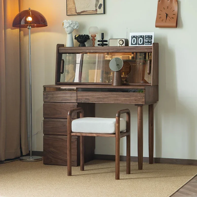 

Туалетный столик с натуральным деревянным ящиком для хранения, европейский стиль, для взрослых, современный, полный комплект, мебель для салона красоты/дома