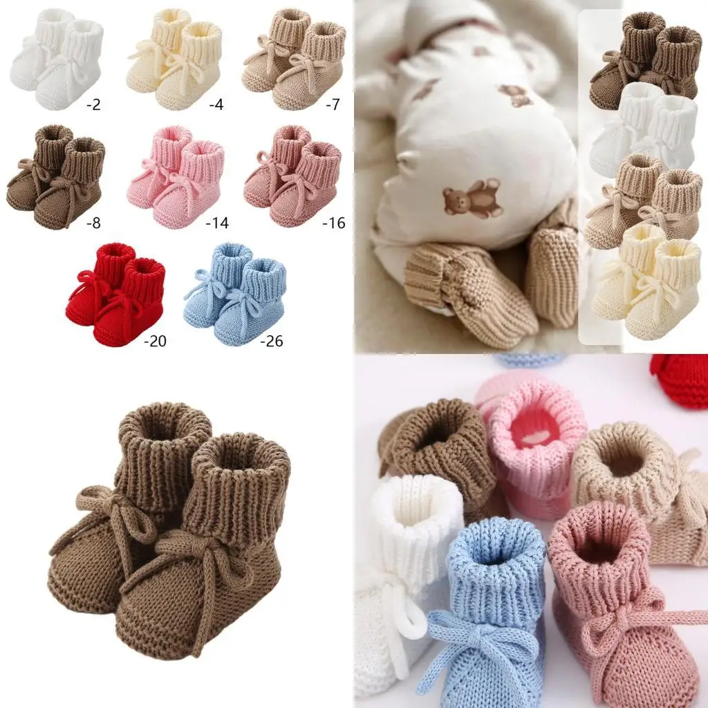 

D7YD Легкие вязаные вязаные обувь Prewalker Deshate Deshate Poter Pooties Design Design Design