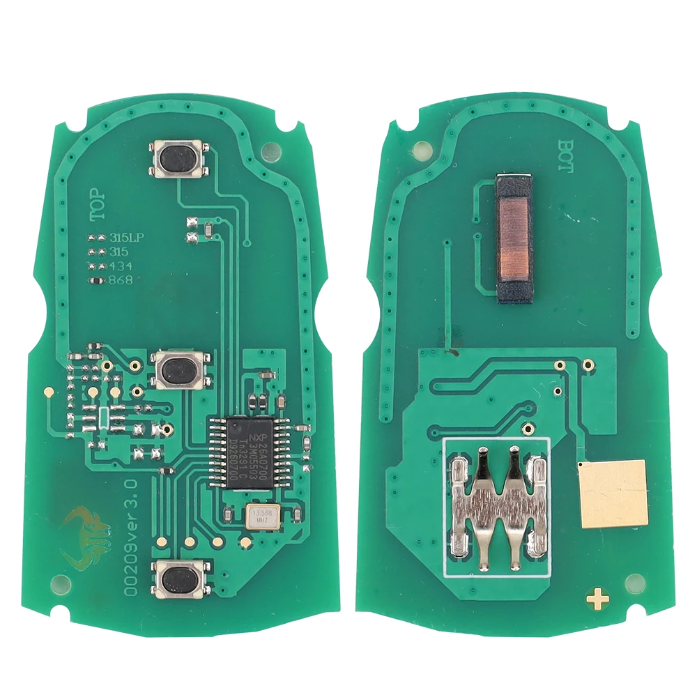 Okey Remote Car Key For CAS3 System BMW 1/3/5/7 Series X5 X6 E60 E61 E70 E71 E87 E90 Z4 KR55WK491 315MHz 433Mhz 868MHz