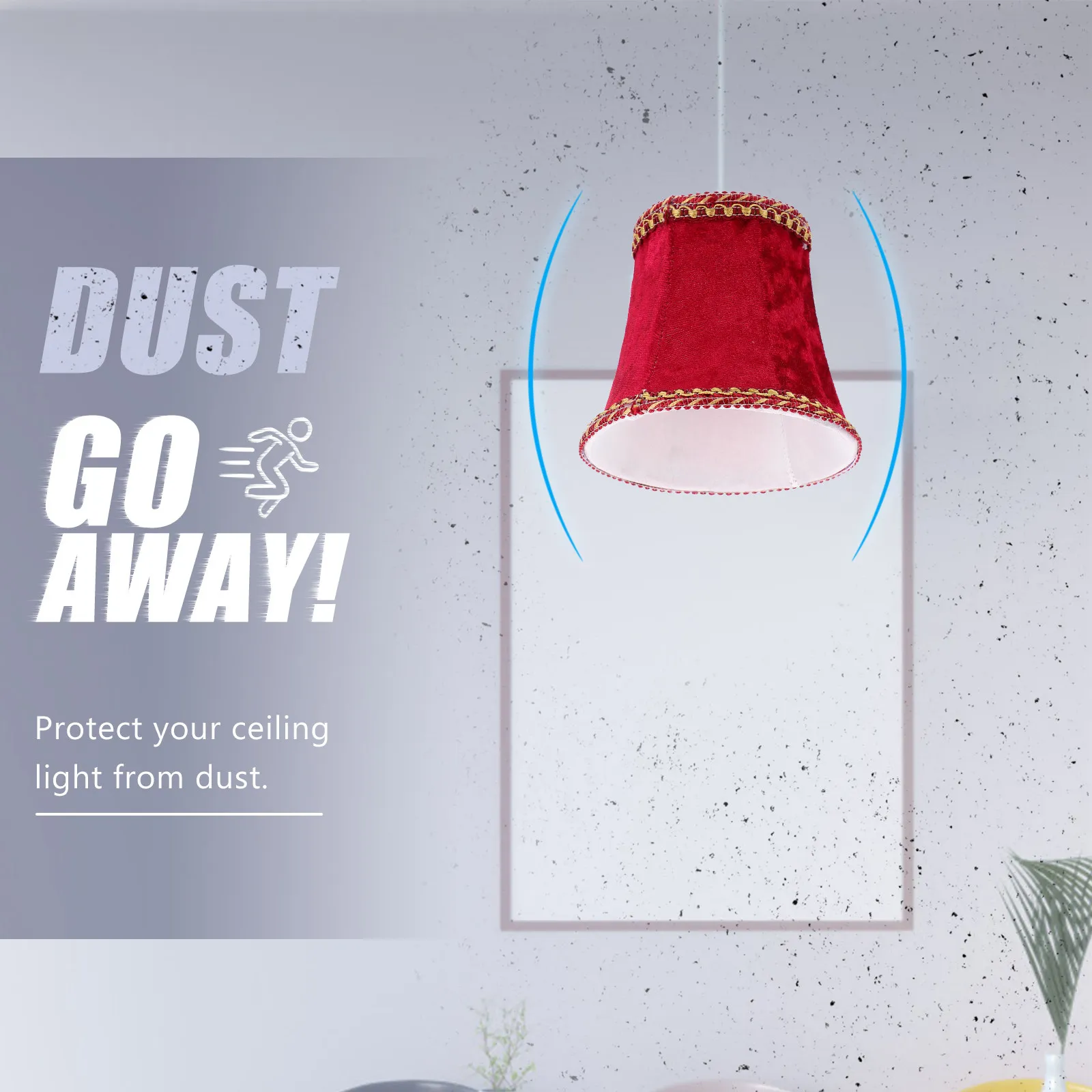 

Тканевый абажур простого дизайна для потолочного/настенного светильника, для использования внутри помещений, для спальни, домашнего декора, смягчает яркость, защищает глаза