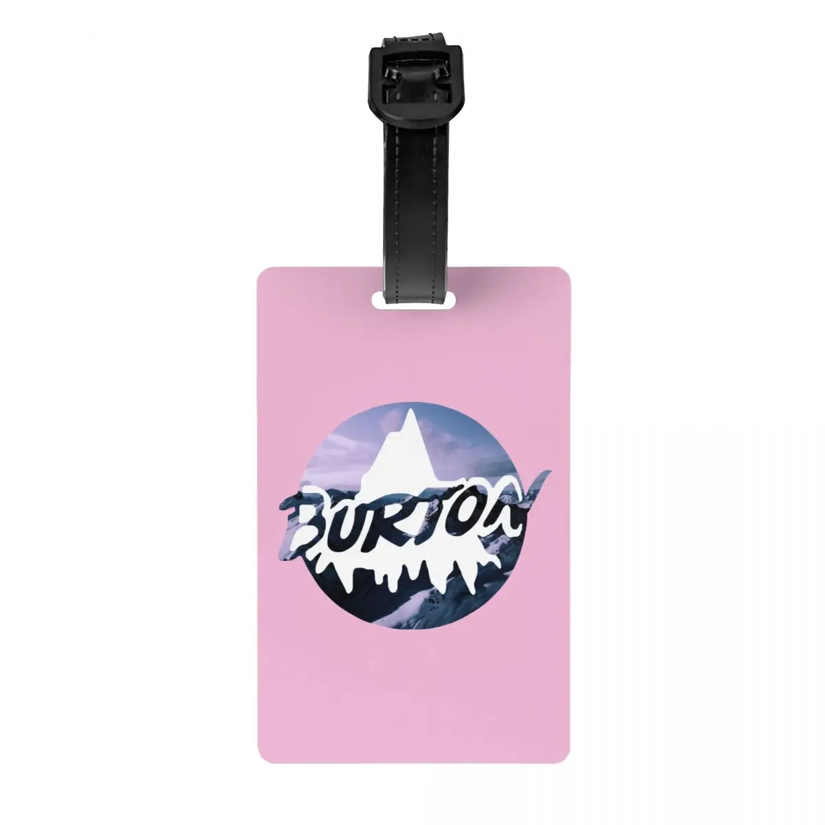 

Burtons Mountain Snowboard Luggage Tags for Suitcases Cute Baggage Tags Privacy Cover Name ID Card
