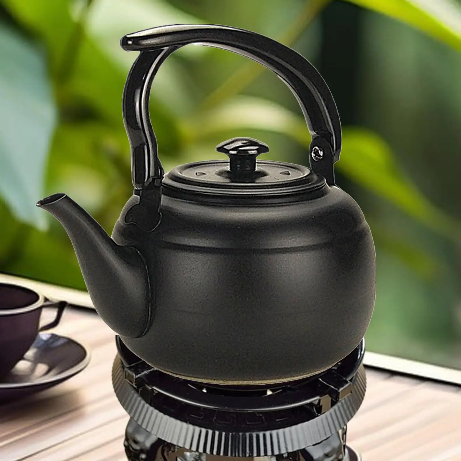 

Чайник из нержавеющей стали, универсальный чайник для воды, кофейник, домашняя плита для пикника, барбекю, кемпинга, кипячения горячей воды