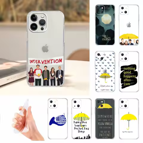 America Sitcom How I Met Your Mother Phone Case For Iphone 16 15 11 13 14 Pro Max 7 8 Plus X Xr Xs Max 12mini Transparent Cover