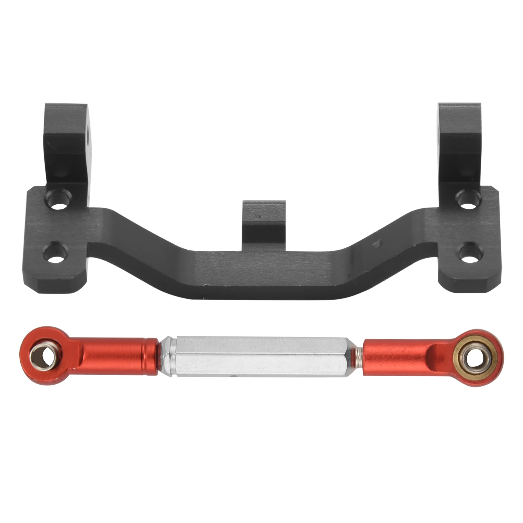 JY-For WPL B1 B-1 B14 B-14 B24 B-24 C14 1/16 RC Car Spare Parts Upgrade Metal Pull Rod Steering Pull Rod Servo Rod Pull Rod Base