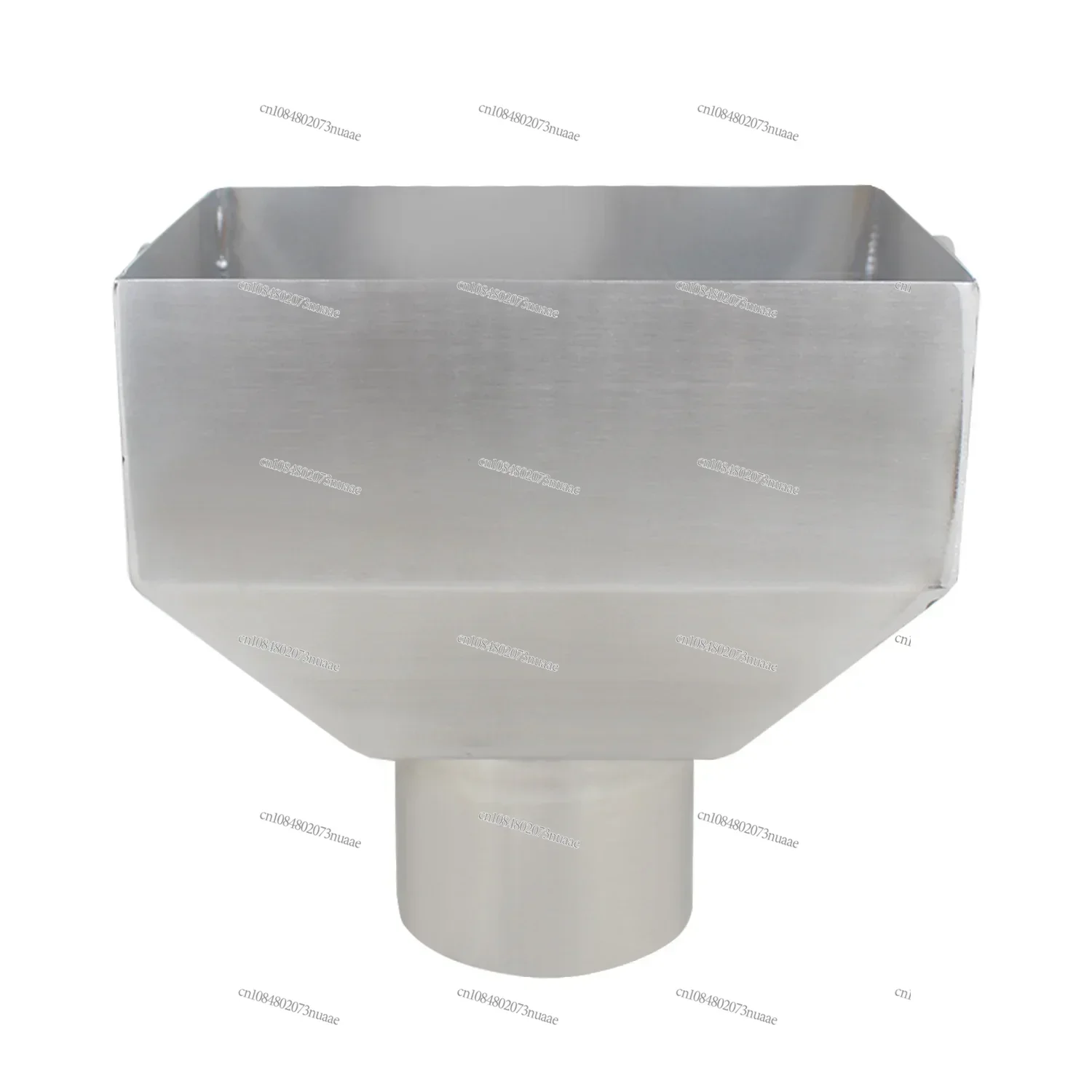 Side Inlet Rainwater Hopper for Stainless Steel Square Funnel Siphon Rainwater Discharge Downspout Hopper Drain Accessories