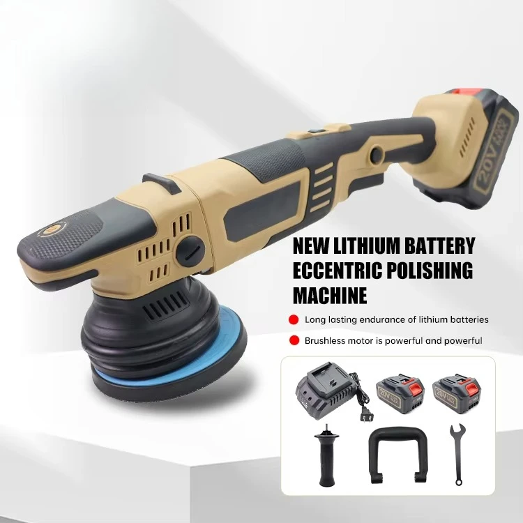 Brand New 450W 4500RPM MAX Cordless Polishing Machine 4Ah Lithium Battery Random Orbital Polisher Car Polishers Rated Power