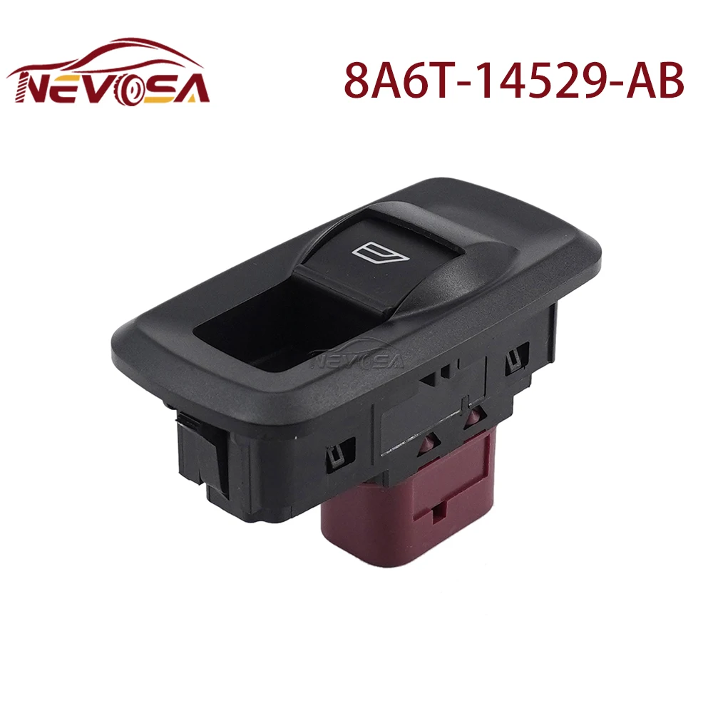 8A6T-14529-AB Power Window Control Switch For Ford Fiesta 2011-2013 Door Lock Button Key Car Parts