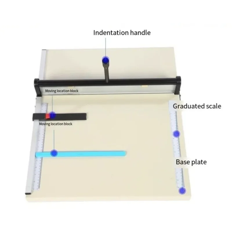490 Model A3 Size Paper Creasing Machine Manual Indentation Machine Folding Machine 490mm Width Greeting Card Cover Paper