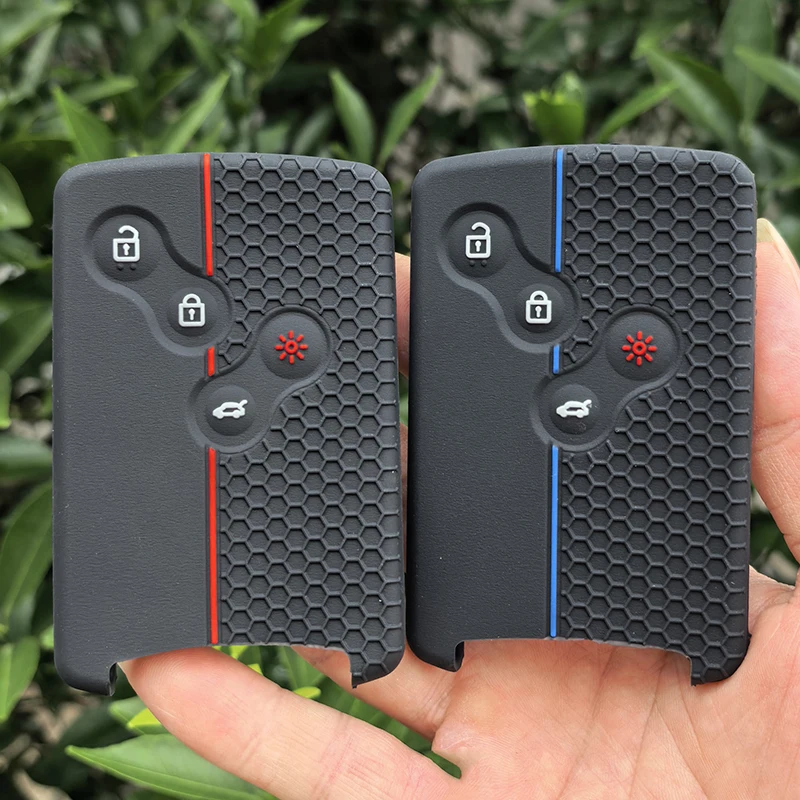 Silicone Car Key Case Cover for Renault Megane Kadjar Laguna 3 Clio 4 Captur Koleos Stage Scenic 3 Koleos Logan Nema Fluence Zoe
