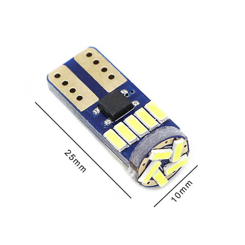 1-10 Stuks W 5W T10 194 Led Auto Gloeilamp 26smd 4014 Auto Voertuig Hoge Heldere Wig Kentekenplaat Vrije Ruimte Koepel Lamp Dc 12V