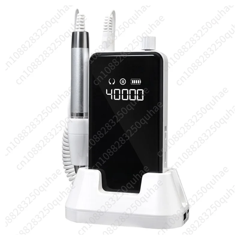 Portable Rechargeable Brushless Nail Drill Machine, 35000RPM Electric Nail File for Salon & Home Use