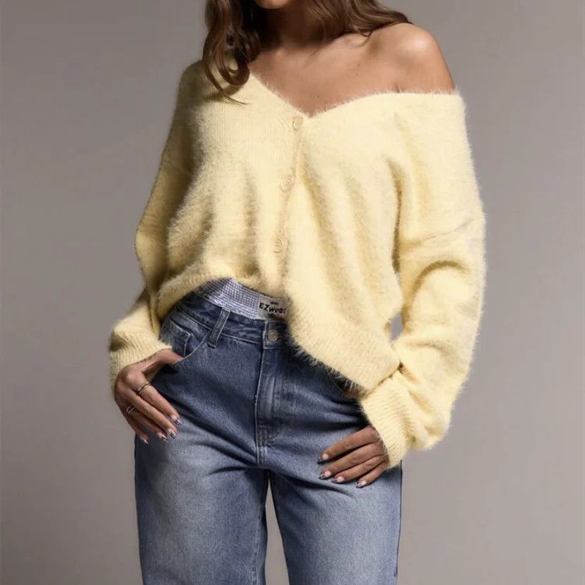 

Свитера Джемперы Кардиганы Женские длинные женские с поясом Alpaca Mix Плетеный узор Свободный клетчатый горный хатин Рустикальный натуральный сексуальный