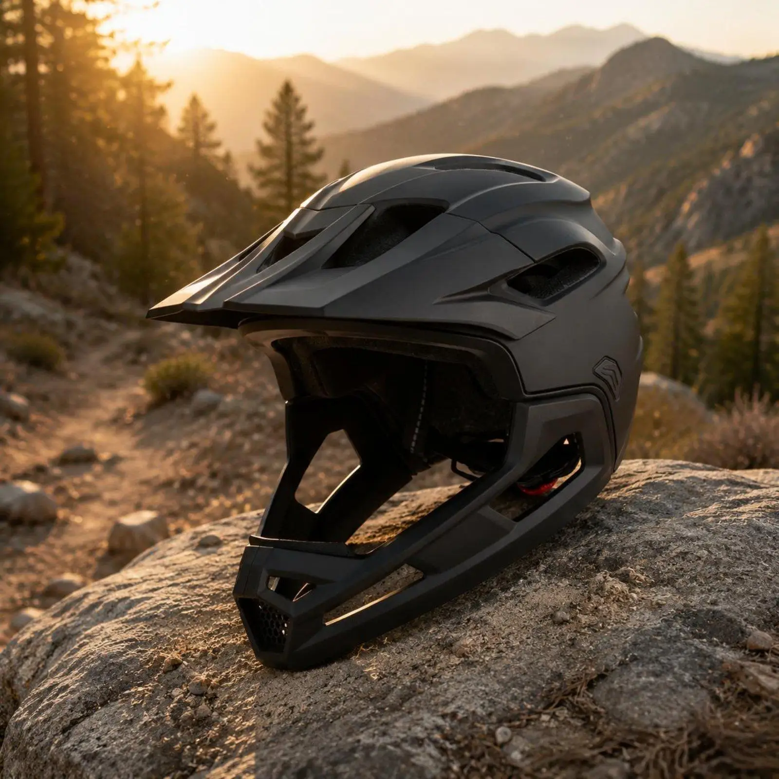 Adult Protective Headgear One Piece Molded Ventilation MTB Helmet for Mountain Bike and Off Road Adventure