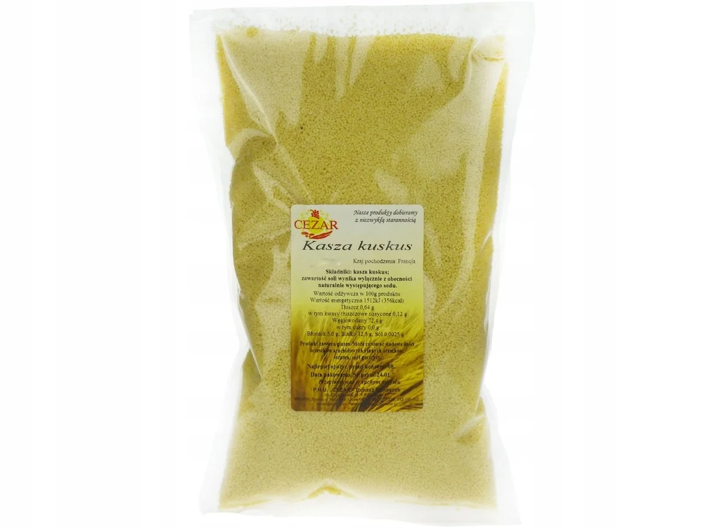 KASZA KUSKUS 1kg naturalne przysmak kus-kus kukus