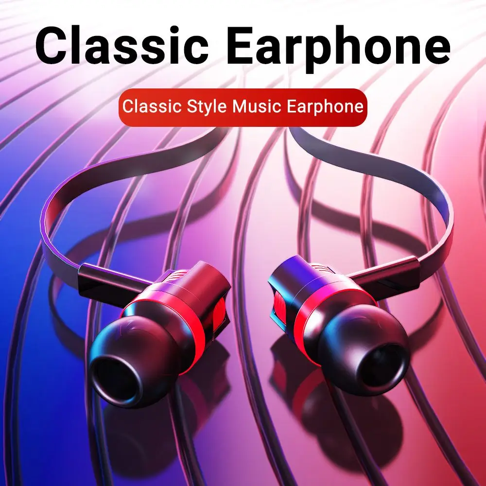 Лапша Проводной микрофон с микрофоном Стерео наушники 3,5 мм Langsdom JM26 Наушники-гарнитура