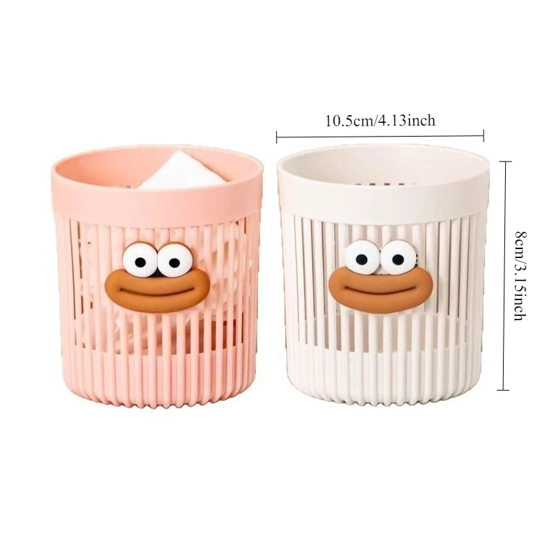 Makeup Brush Holder, High-End Vanity Organizer for Cosmetics & Stationery, Multi-Use Desktop Storage Box for Home & Office