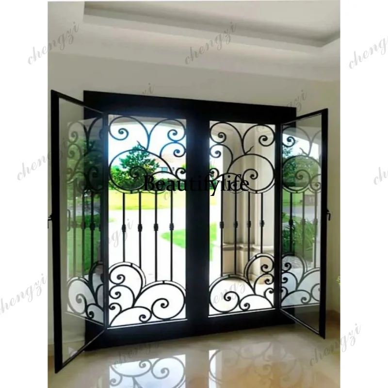 Z138 Customization Fast Delivery Fire Rated Exterior Steel Door Entry Metal Steel Door Exterior Patio Front Security Door