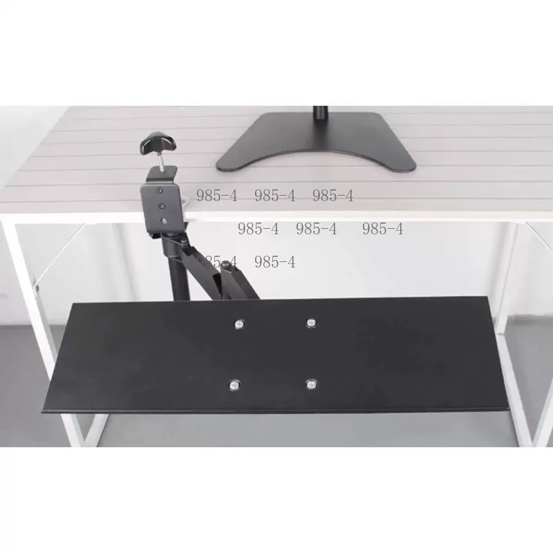 Industrial Office Equipment Wall Mounted Retractable Rotary Monitor Keyboard Mouse Bracket