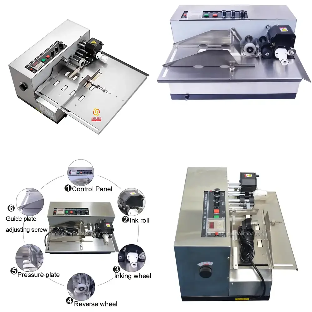 

Qwinn (2026) Горячая новинка: Принтер для кодирования MY-380F с твердыми чернилами, датировщик с рулонными чернилами, принтер для печати даты и партийного номера сухими чернилами