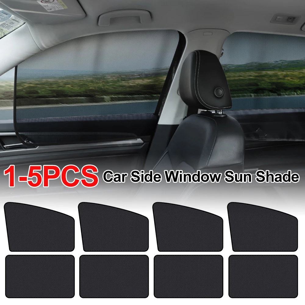 

Магнитный солнцезащитный козырек для автомобиля, сетка для защиты от ультрафиолета, 120 г/м2, 1-5 шт.