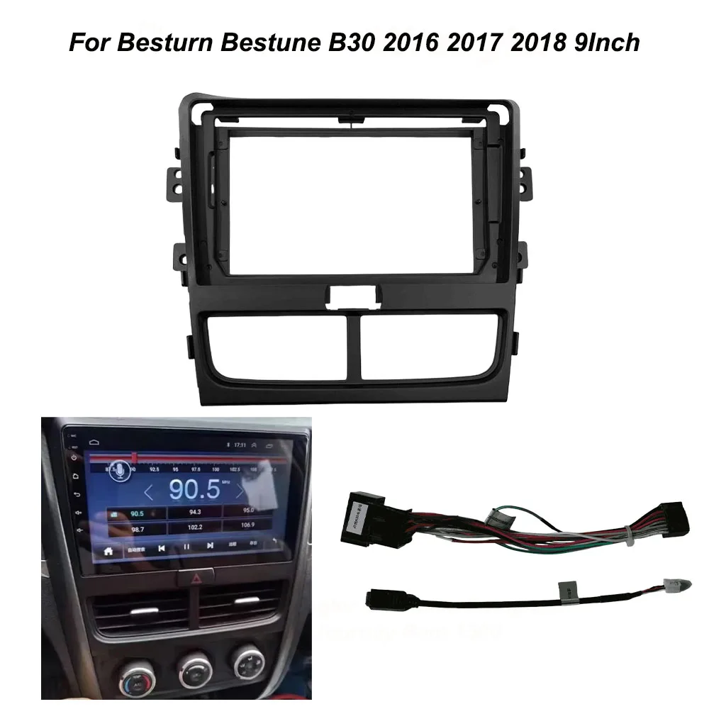 

Автомобильная Android-радио панель, аудиорамка, автомобильная мультимедийная рамка, 9 дюймов, Fascias для Besturn Bestune B30 2016 2017 2018