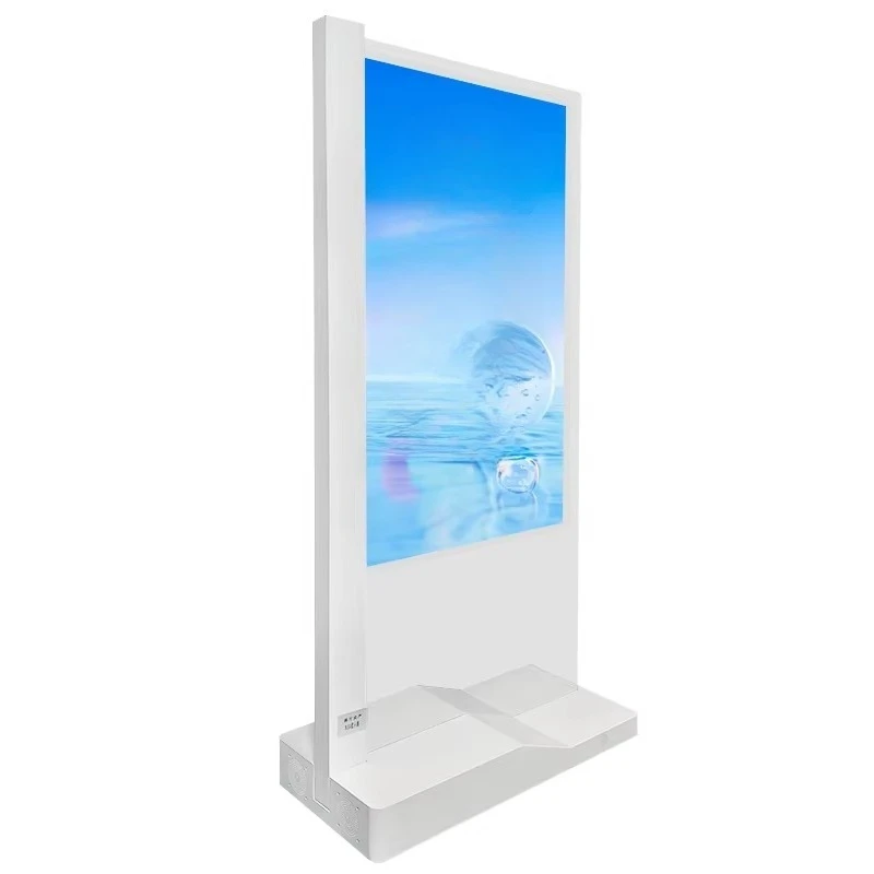 Verkoop van speciaal ontworpen reclame digitale speler interactief smart screen staand transparant OLED signage
