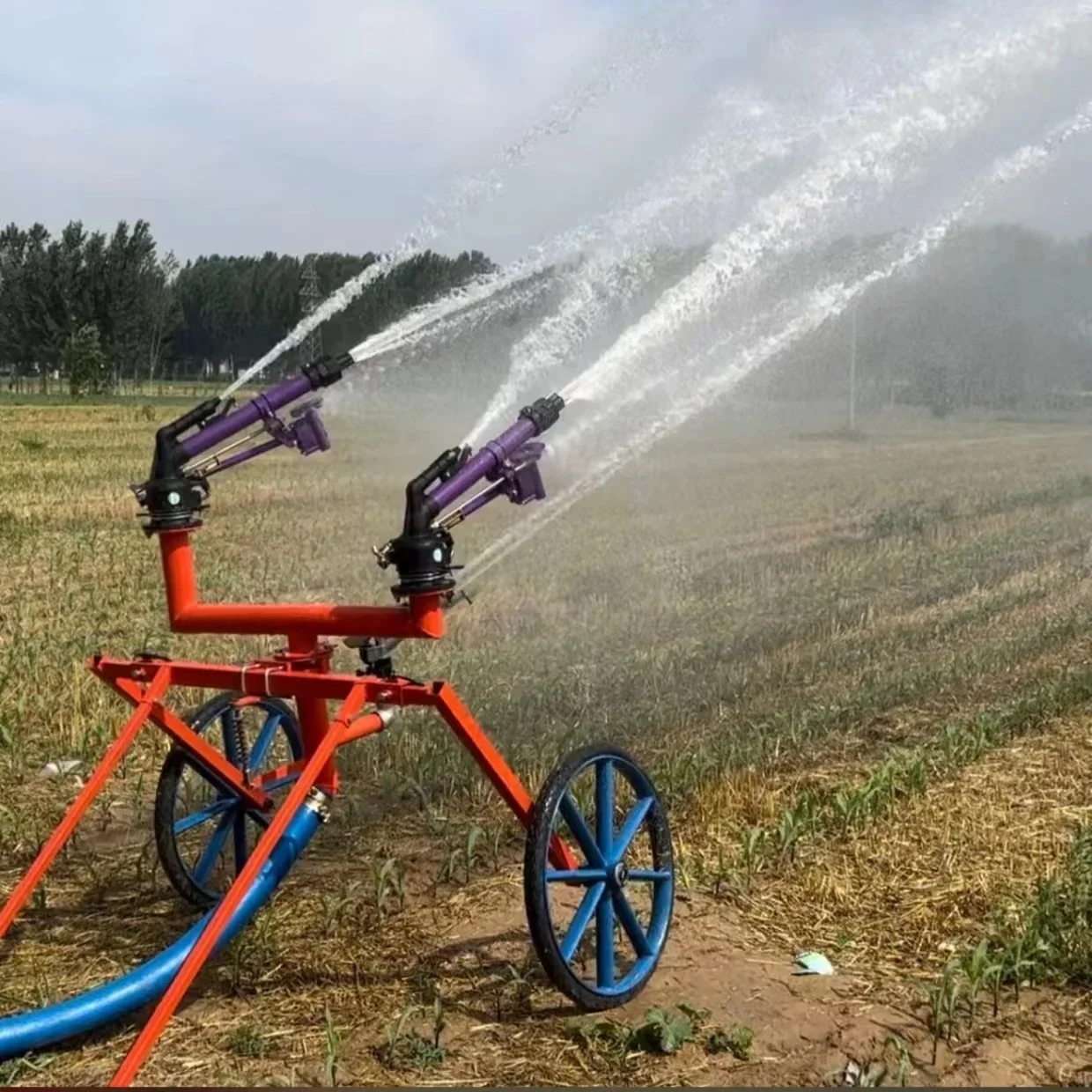 High Efficiency Hose Traveler Automatic Sprinkler Irrigation Equipment